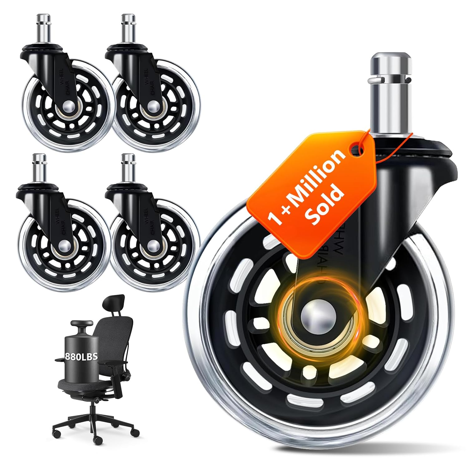 Office Furniture Solutions - Комплект из 5 колесиков для офисного