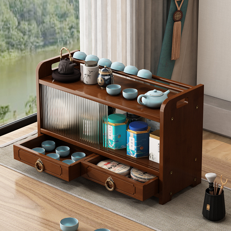 Room Divider Bamboo - Настольный чайный сервиз, витрина, небольшой подстаканник,