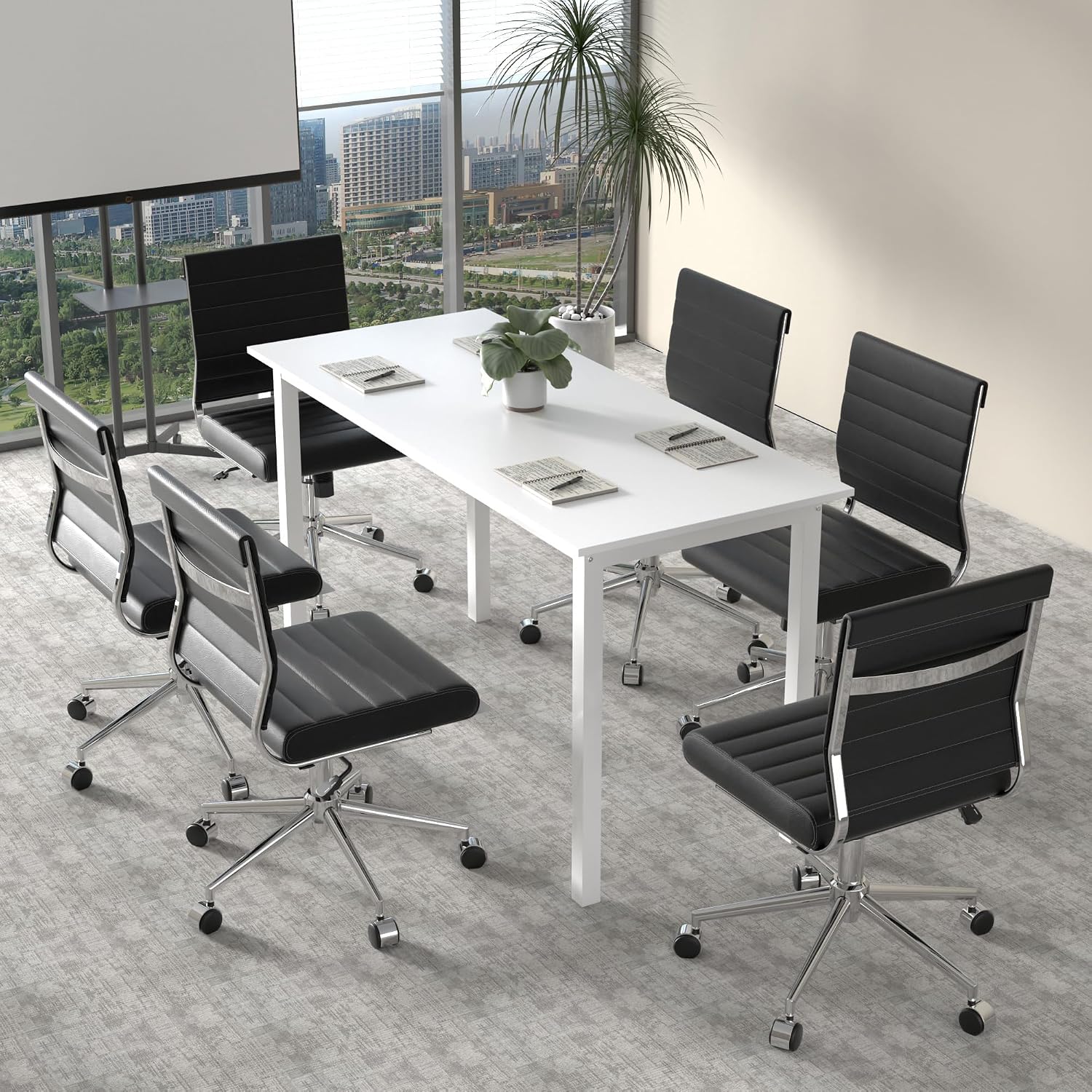Task Chair Mid Back - Эргономичное офисное кресло без подлокотников с