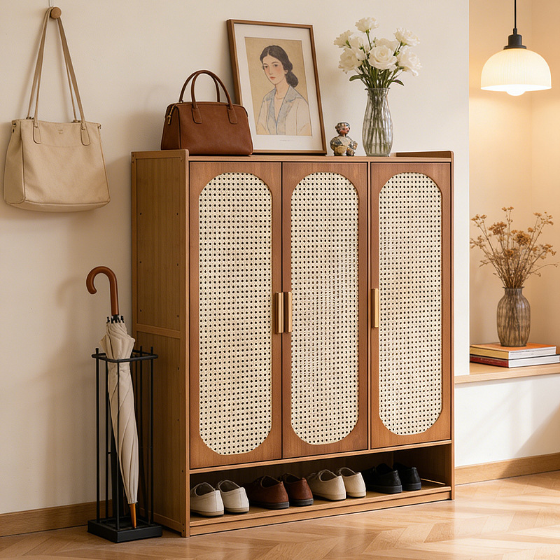 Room Divider Bamboo - Многослойный бамбуковый шкаф для обуви в