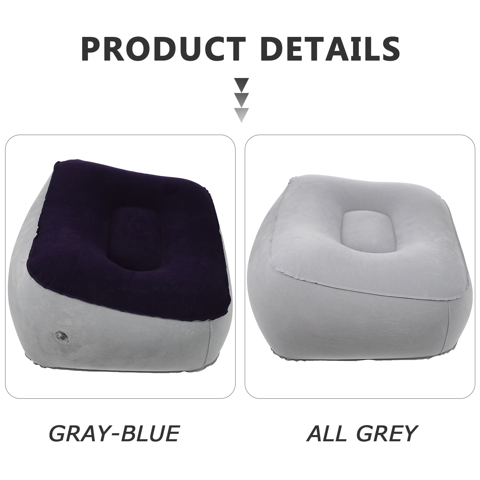 2 шт. надувных подушек для ног – обзор и цена Office Footrest Cushion
