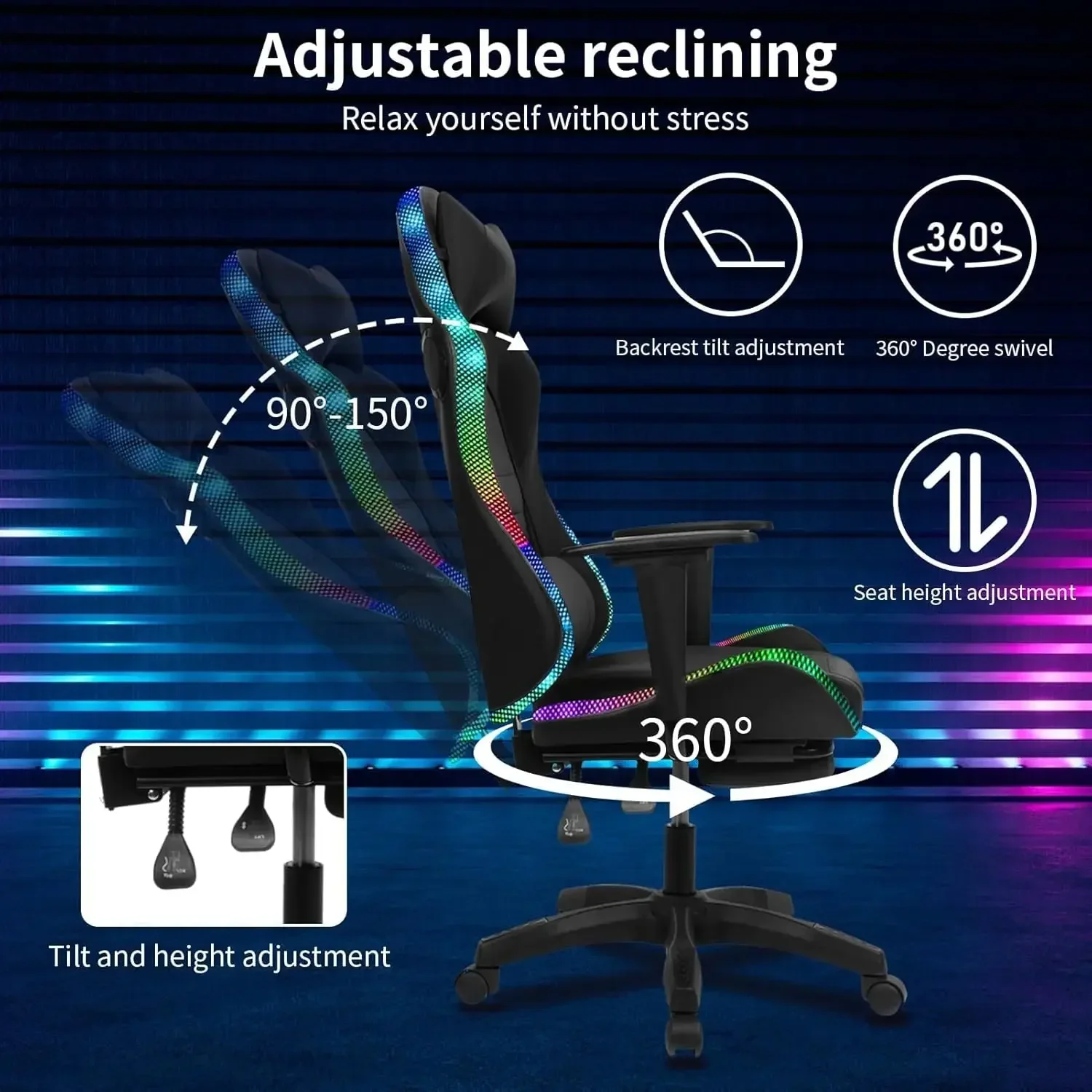 Игровое кресло, офисное кресло – обзор и цена Office Footrest Cushion