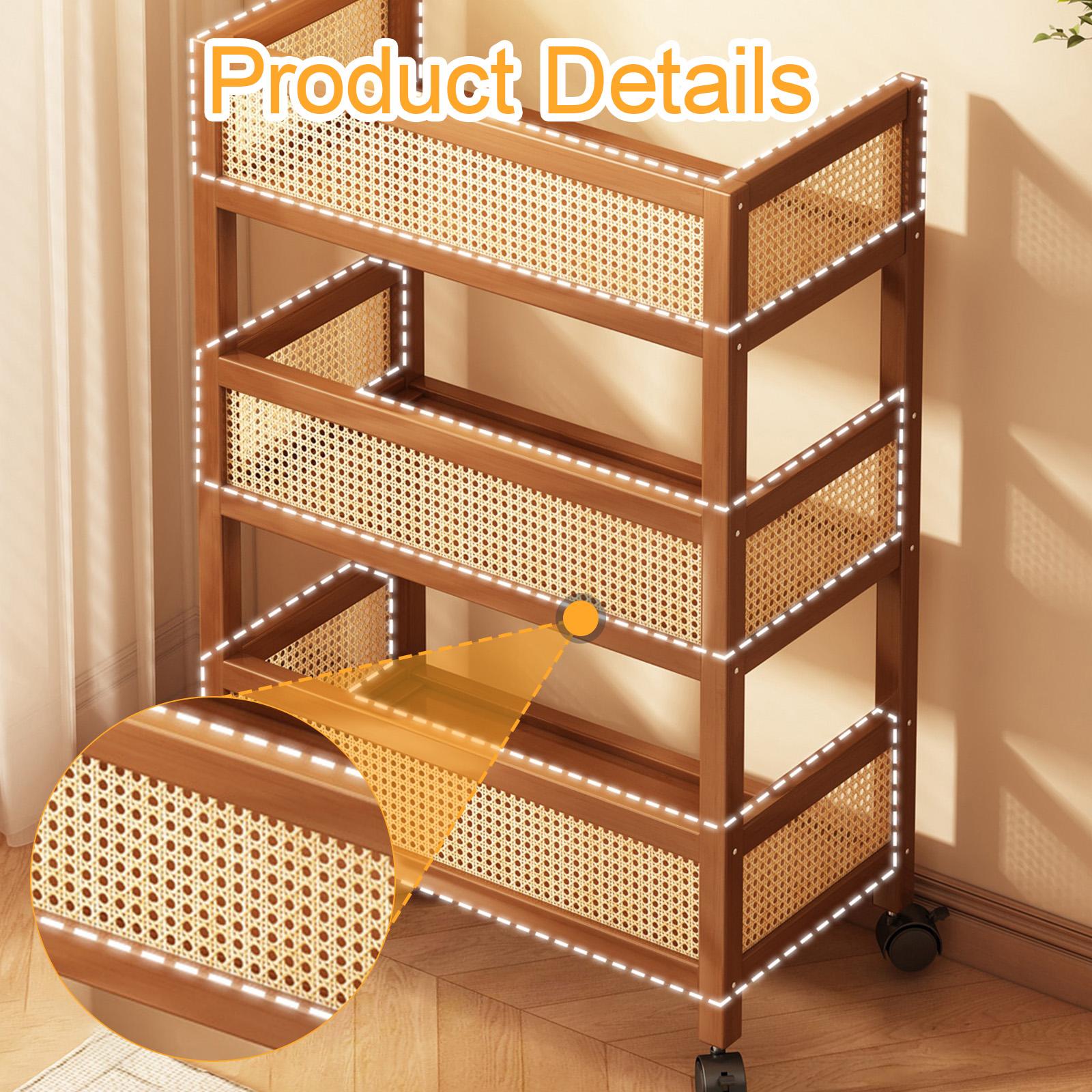 Трехъярусная передвижная тележ – обзор и цена Room Divider Bamboo