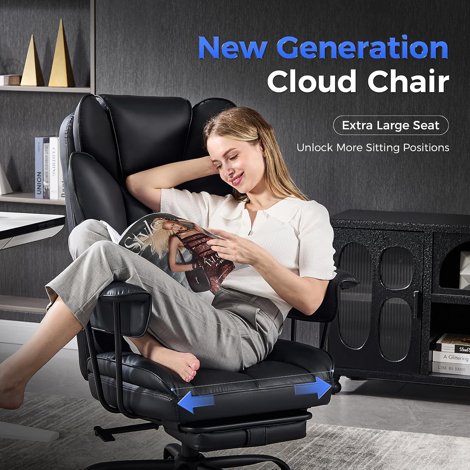 Большое офисное кресло для выс – обзор и цена Office Footrest Cushion
