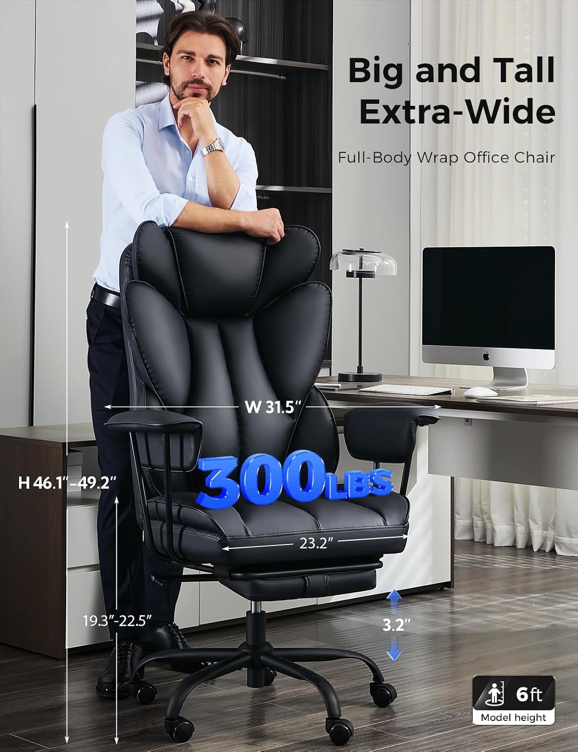 Большое офисное кресло для выс – обзор и цена Office Footrest Cushion