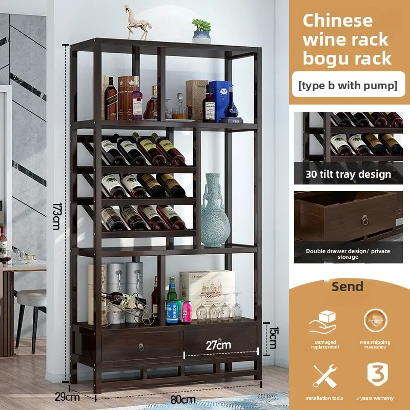 Домашний винный шкаф-витрина,  – обзор и цена Room Divider Bamboo