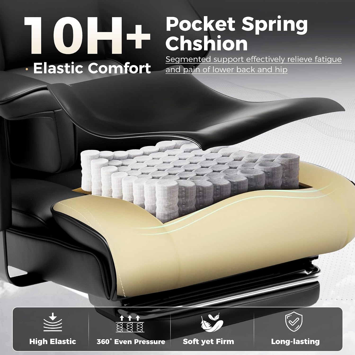 Игровое кресло для крупных и в – обзор и цена Office Footrest Cushion