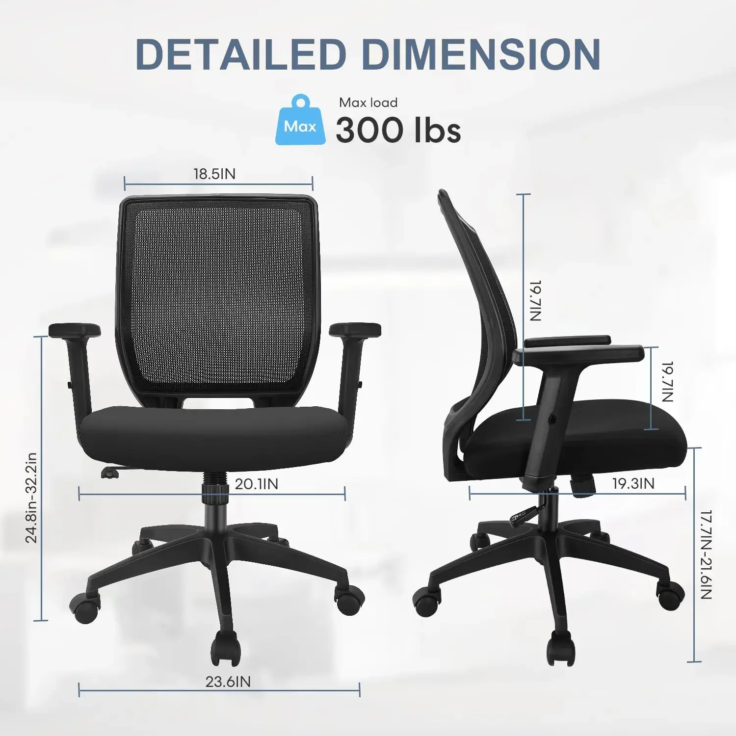 Эргономичное офисное кресло дл – обзор и цена Task Chair Mid Back
