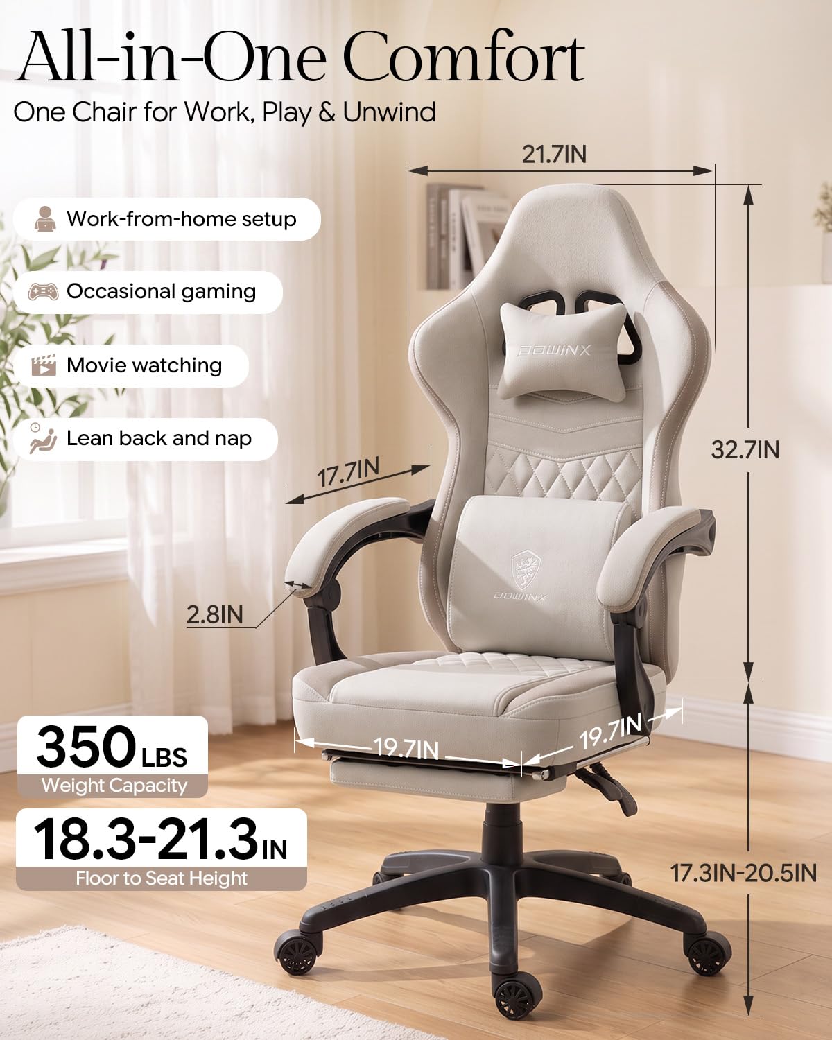 Игровое кресло из дышащей ткан – обзор и цена Office Footrest Cushion